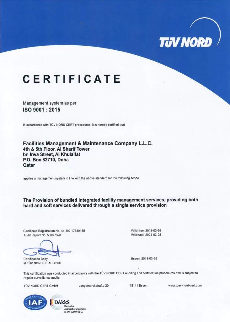 About Us – FMM – Facilities Management & Maintenance Company